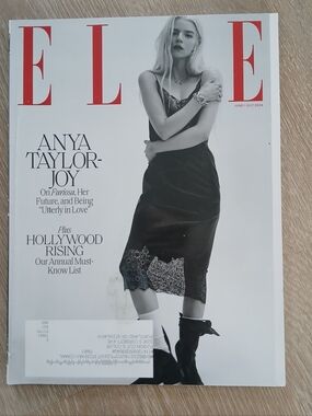 Elle Magazine June 2024 Anna Taylor Joy New Music Fashion Film Lifestyle